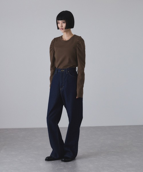 ADAM ET ROPE'（アダムエロペ） tシャツ 「WEB限定」バックペプラム