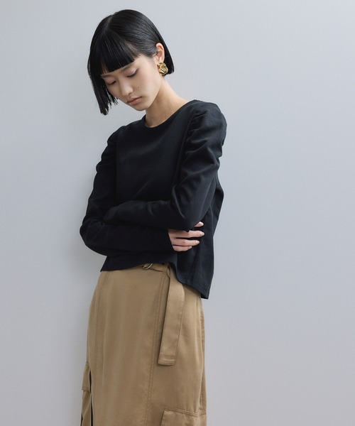 ADAM ET ROPE'（アダムエロペ） tシャツ 「WEB限定」バックペプラム