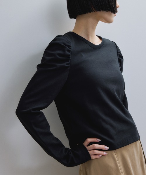 ADAM ET ROPE'（アダムエロペ） tシャツ 「WEB限定」バックペプラム