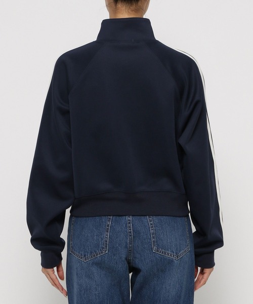 「LOWRYS FARM」 ジャージブルゾン LARGE ブルー レディース