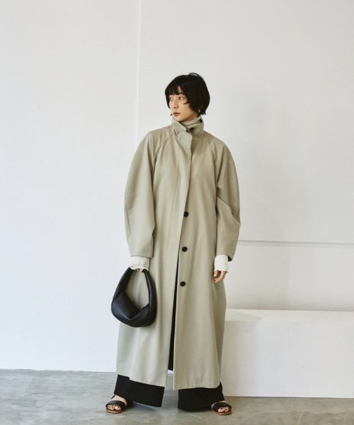 todayful スタンドカラートレンチコート オートミール 38 TODAYFUL 「TODAYFUL」 トレンチコート 38inch オートミール