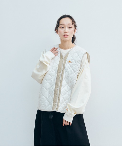 「KELTY」 ブルゾン M ベージュ レディース_画像10