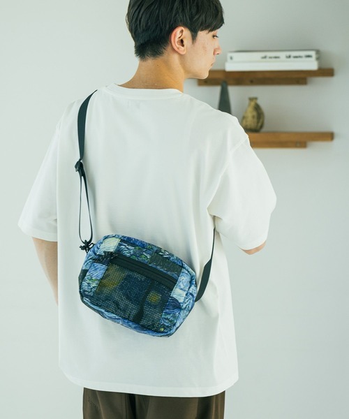 LAKOLE（ラコレ） ショルダーバッグ アート」メッシュコンビショルダー