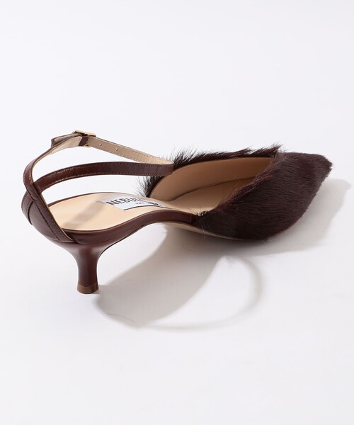 「NEBULONI E」 ヒールサンダル 38 ダークブラウン レディース_画像4