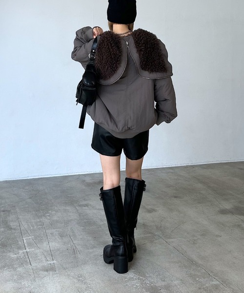 PAGEBOY（ページボーイ） パンツ フェイクレザーショートパンツ