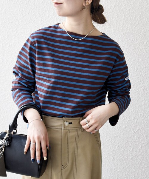 ORCIVAL（オーシバル） tシャツ ORCIVAL:「手洗い可能」ボートネック