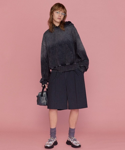 【新品　未使用】maison specialメゾンスペシャル　ハーフパンツ MAISON SPECIAL（メゾンスペシャル） ハーフパンツ FREE ブラック