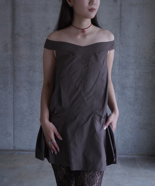シャツ/ブラウス(長袖/七分) Off-the-shoulder Cropped Shirred Top Amazon.com: Fisoew Womens Off The Shoulder Cropped Tops Batwing