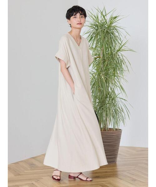 「AMERICAN HOLIC」 半袖ワンピース M ブラック レディース_画像4