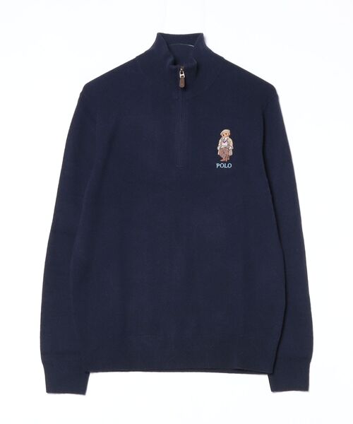 ポロ ラルフローレン ベアウールクォータージップセーター 秋冬 サイズM 新品 POLO RALPH LAUREN セーター ニット Polo ベア ウール