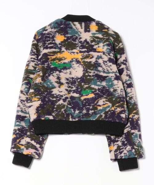 Desigual（デシグアル） コート アウター 杢調フラワープリント ニット