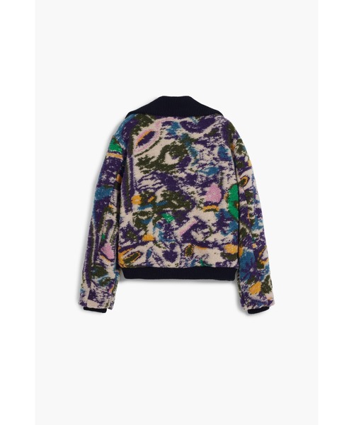 Desigual（デシグアル） コート アウター 杢調フラワープリント ニット