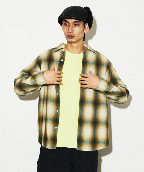 JOURNAL STANDARD（ジャーナルスタンダード） シャツ オンブレチェック