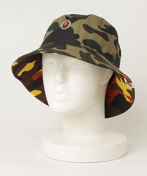 A Bathing Ape カモフラージュ バケットハット A BATHING APE（アベイシングエイプ） 帽子 ハット 1ST CAMO ONE POINT
