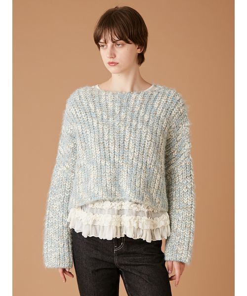 FURFUR（ファーファー） ニット セーター ミックスヤーンチャンキー