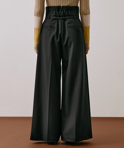 ユナイテッドトウキョウ　hakama タックワイドパンツ　黒 UNITED TOKYO（ユナイテッドトウキョウ） ワイドパンツ スラックス