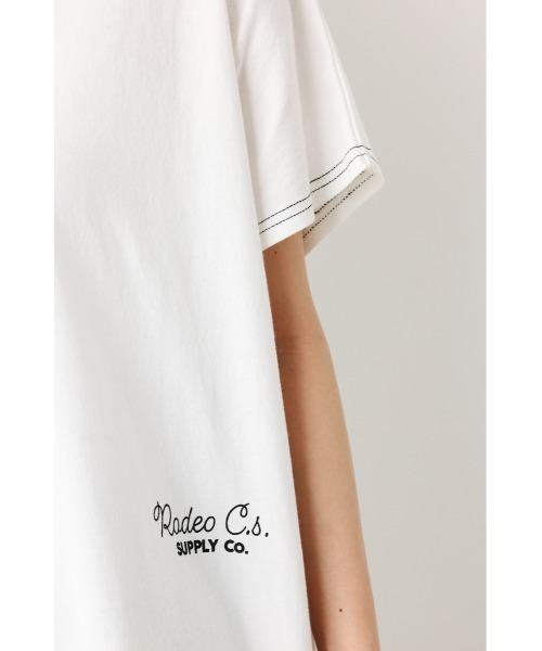 「RODEO CROWNS WIDE BOWL」 半袖ワンピース FREE オフホワイト レディース_画像3