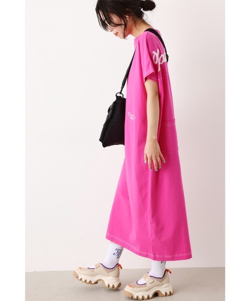 「RODEO CROWNS WIDE BOWL」 半袖ワンピース FREE オフホワイト レディース_画像7