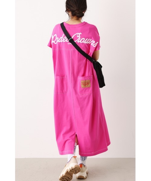 「RODEO CROWNS WIDE BOWL」 半袖ワンピース FREE オフホワイト レディース_画像8