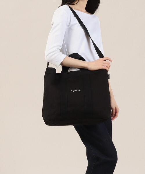 未使用級 アニエスベー agnès b. PCバッグ 2way A4 ブラック 未使用級 アニエスベー agnès b. PCバッグ 2way A4 ブラック agnes b