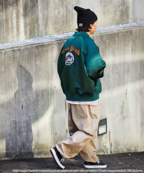 FREAK'S STORE（フリークスストア） スタジャン LARGE ネイビー メンズ