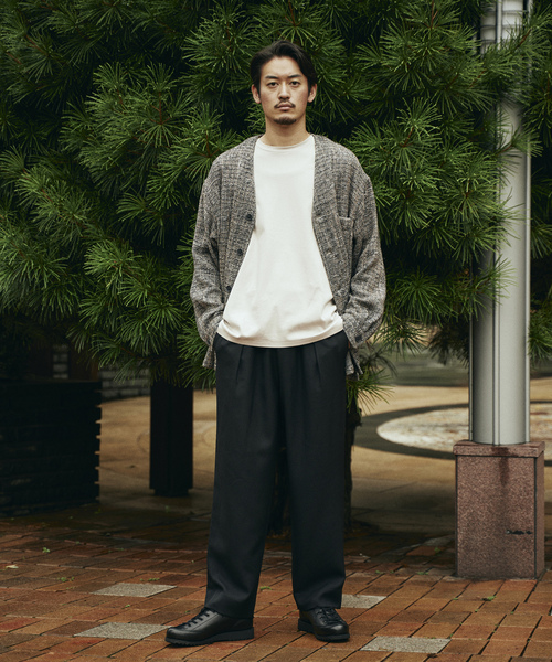 「EDIFICE LA BOUCLE」 イージーパンツ 1 ベージュ系その他 メンズ_画像7