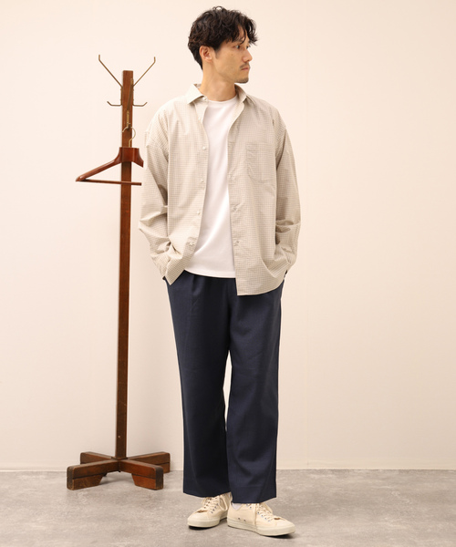 「EDIFICE LA BOUCLE」 イージーパンツ 1 ベージュ系その他 メンズ_画像8