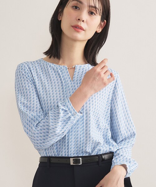 INDIVI（インディヴィ） ブラウス シャツ 入学式 卒業式 「洗える