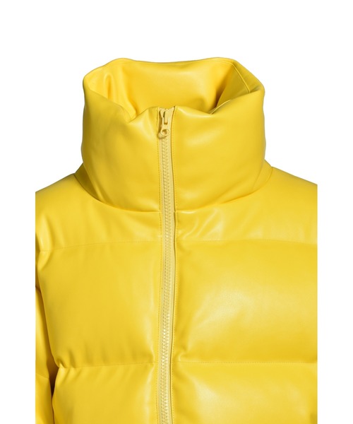 BREATH ダウンジャケット ダウン FAUX LEATHER DOWN JACKET メンズ