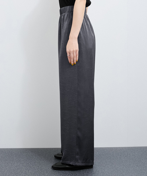 「LE CERCLE par rope'」 イージーパンツ FREE ライトグレー レディース_画像8