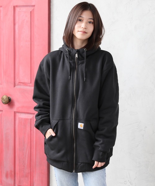 Carhartt（カーハート） ジップアップパーカー S ブラック メンズ