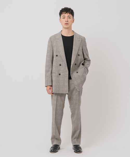 ジャケット テーラードジャケット COUTURE D’ADAM (クチュール ド アダム) 別注 Double JK Glencheck メンズの画像