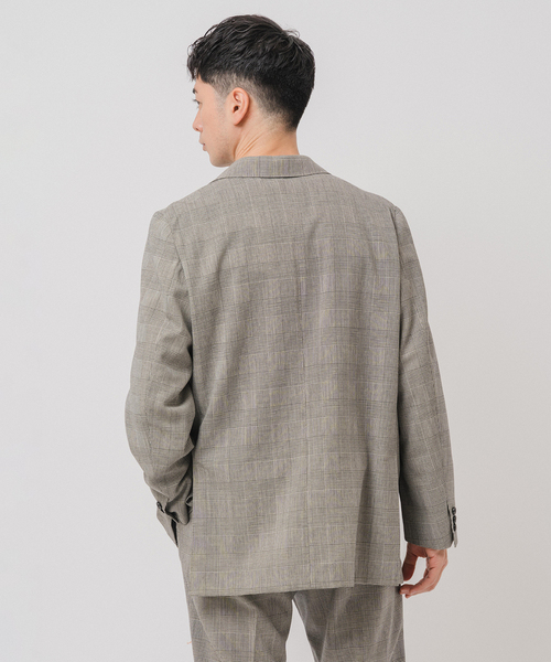 ジャケット テーラードジャケット COUTURE D’ADAM (クチュール ド アダム) 別注 Double JK Glencheck メンズの画像