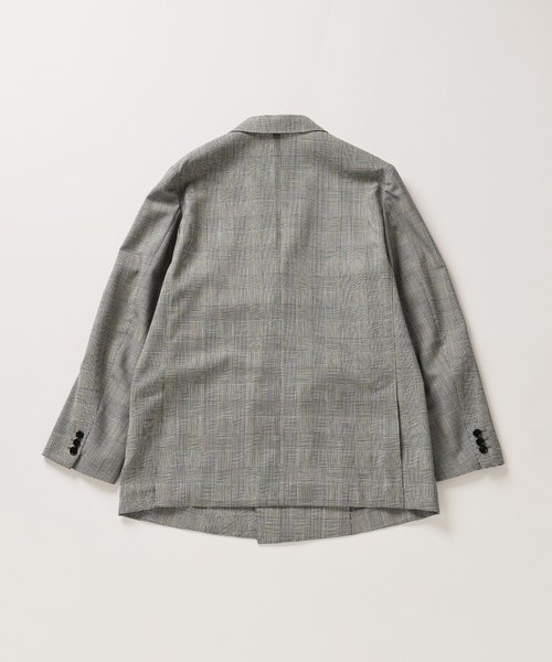 ジャケット テーラードジャケット COUTURE D’ADAM (クチュール ド アダム) 別注 Double JK Glencheck メンズの画像