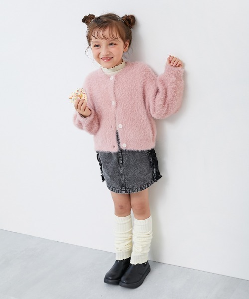 「devirock」 「KIDS」ニットカーディガン 120cm グレー キッズ_画像4
