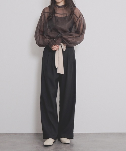 「NICAL」 フラットパンプス LARGE ブラック レディース_画像8