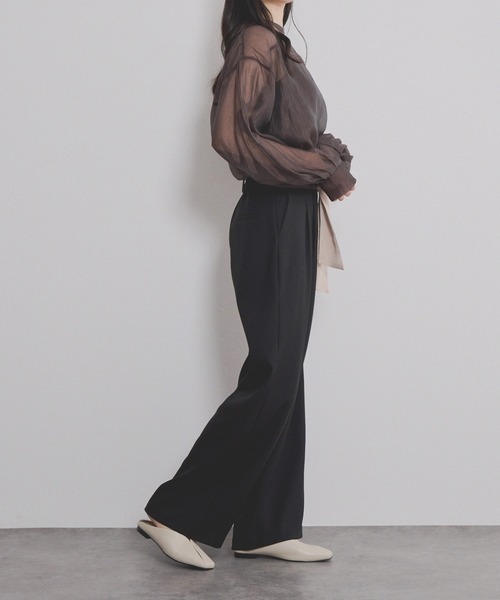 「NICAL」 フラットパンプス LARGE ブラック レディース_画像9