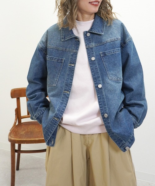 gossara（ゴサラ） デニムジャケット gジャン デニムオーバーサイズ