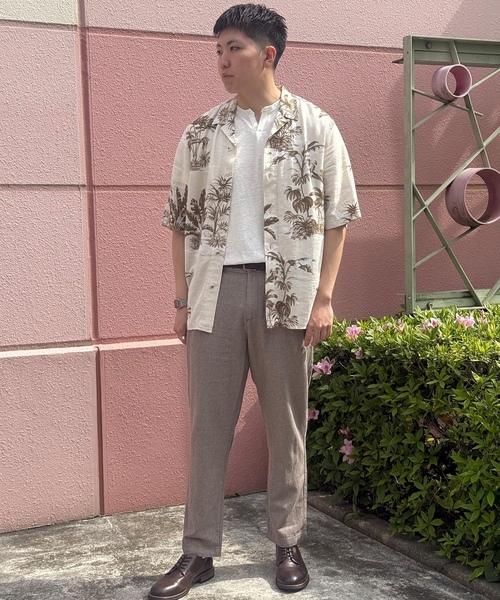 「BANANA REPUBLIC FACTORY STORE」 イージーパンツ 33/30 グリーン メンズ_画像7