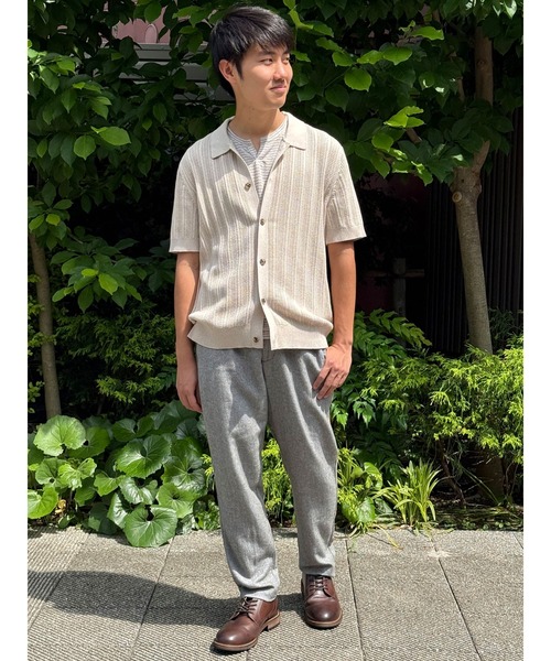 「BANANA REPUBLIC FACTORY STORE」 イージーパンツ 33/30 グリーン メンズ_画像9