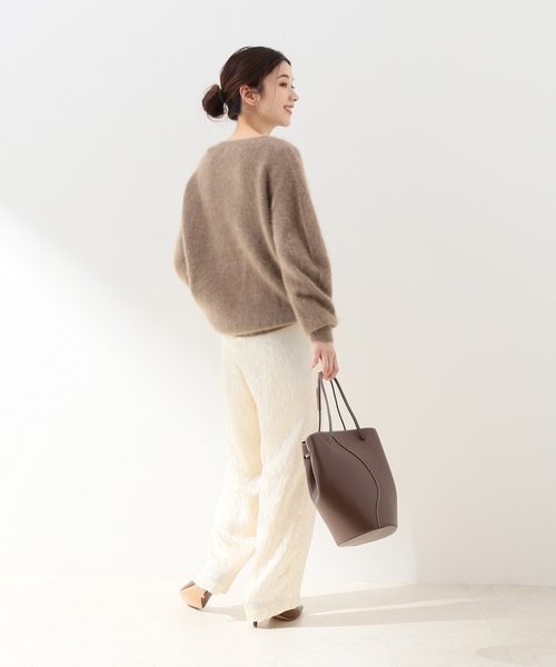 「Spick & Span」 イージーパンツ 36 ホワイト レディース_画像3