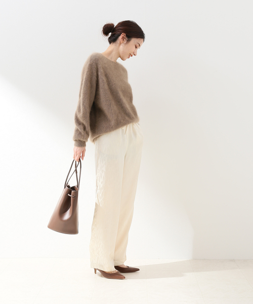 「Spick & Span」 イージーパンツ 36 ホワイト レディース_画像6