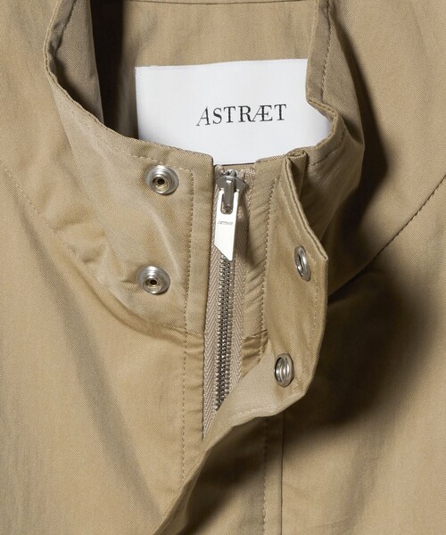 ASTRAET中綿ノーカラーブルゾン ASTRAET（アストラット） ブルゾン アウター 「ASTRAET」ツイル