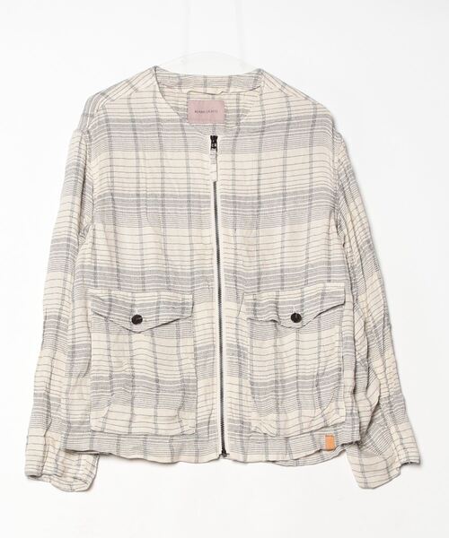 BEAMS LIGHTS（ビームス ライツ） ブルゾン MEDIUM ホワイト メンズ 