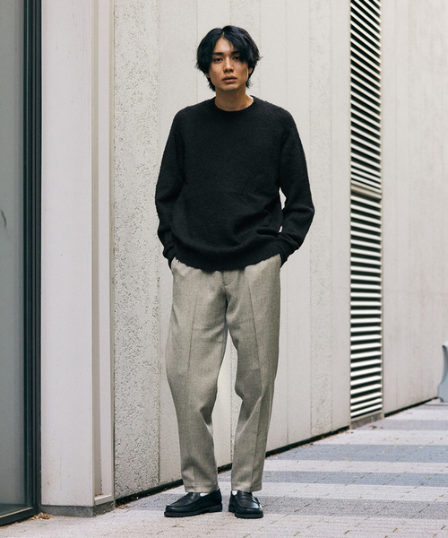 「417 EDIFICE」 長袖ニット MEDIUM グリーン メンズ_画像2