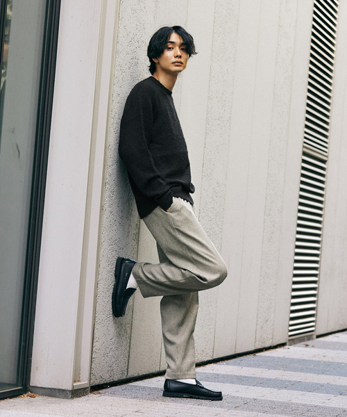 「417 EDIFICE」 長袖ニット MEDIUM グリーン メンズ_画像5