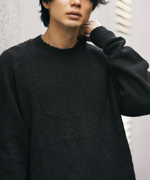 「417 EDIFICE」 長袖ニット MEDIUM グリーン メンズ_画像7