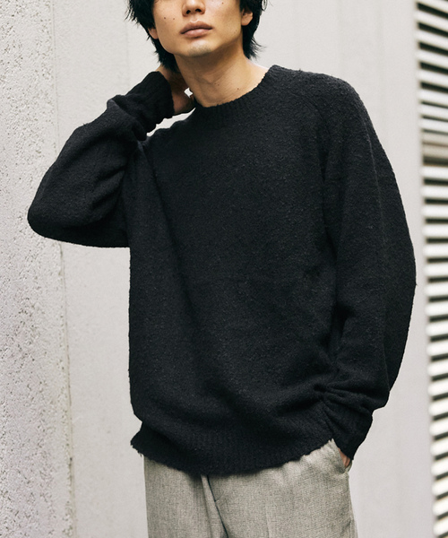 「417 EDIFICE」 長袖ニット MEDIUM グリーン メンズ_画像8