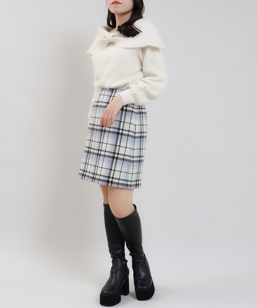 「ASTORIA ODIER」 スカート MEDIUM ホワイト レディース_画像3