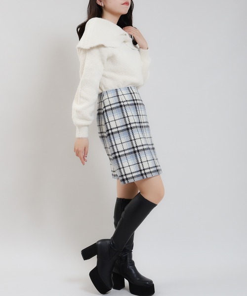 「ASTORIA ODIER」 スカート MEDIUM ホワイト レディース_画像4